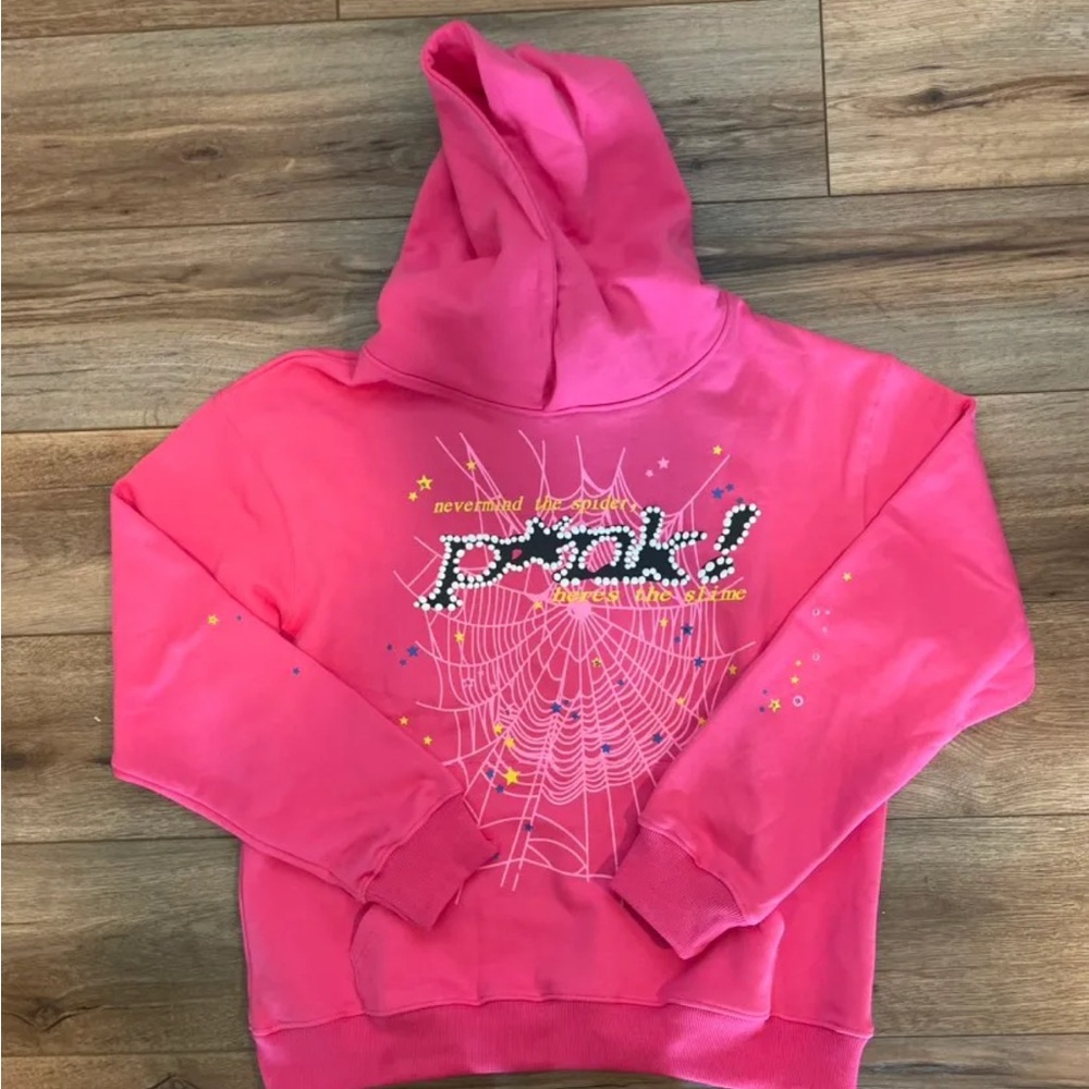Pink Graphic Hoodie